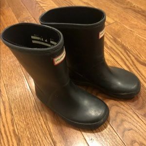Toddler Hunter Rain Boots Black Size 8